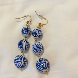 Porcelain Beaded Earrings